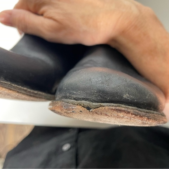 Frye Paige Pull On Riding Boots Size 9B Black - Picture 2 of 13